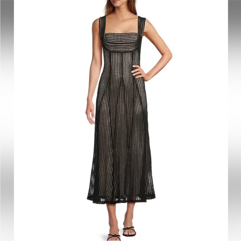 NWT Antonio Melani
Erina Crochet Lace Square Neck
Sleeveless Dress